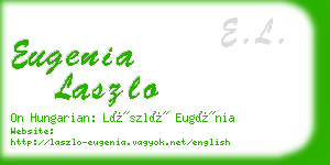 eugenia laszlo business card